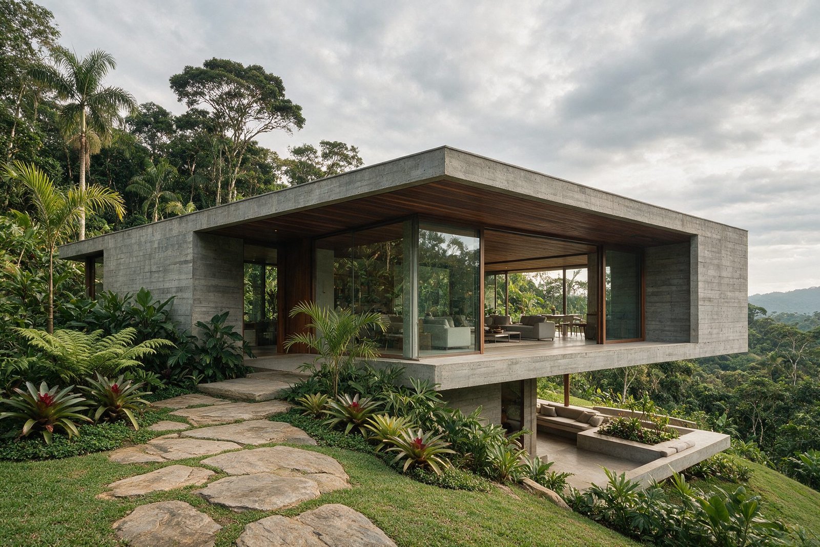 Residência · Concreto aparente